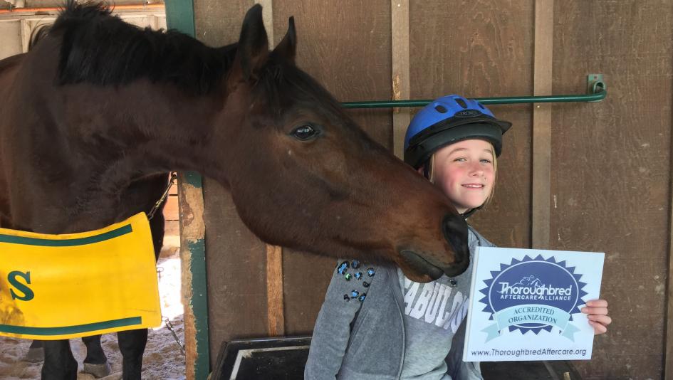 Square Peg is one of the organizations accredited by the Thoroughbred Aftercare Alliance. (Courtesy TAA)